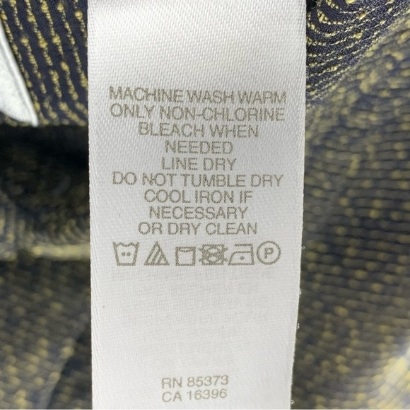 Vintage Emma James Black Beige Semi Sheer Blouse Sleeveless Button Down Size 10 - Picture 9 of 9